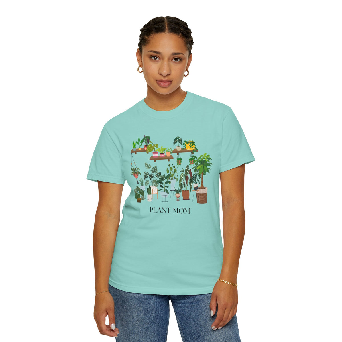 Plant Mom Botanical Houseplant T-Shirt
