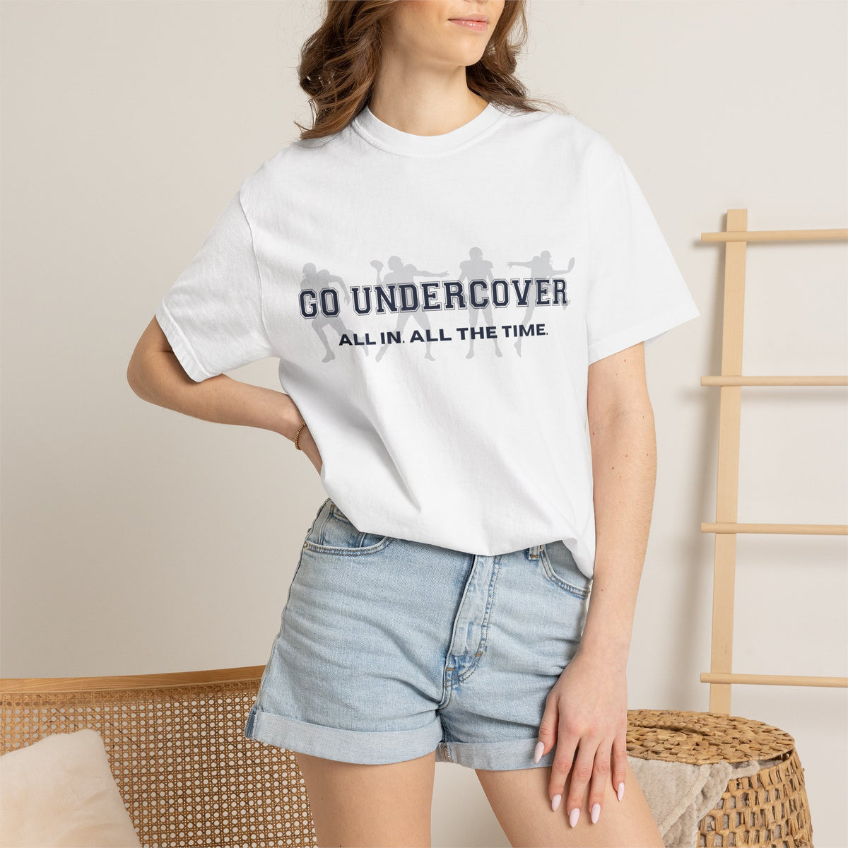 Go Undercover "All In All The Time" Comfort Colors Crew Tshirt