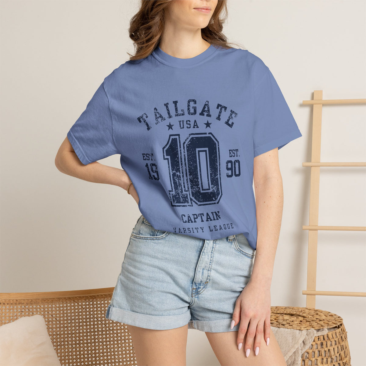 Tailgate Captain Vintage Varsity T-Shirt