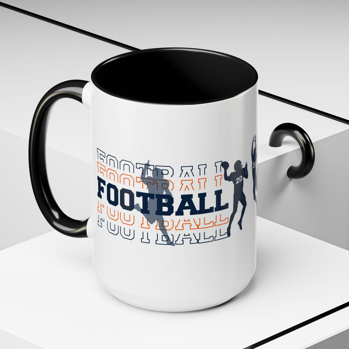 Game Day Football Accent Coffee Mug