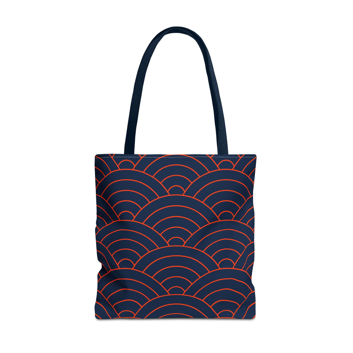 Japanese Seigaiha Wave Pattern Tote Bag
