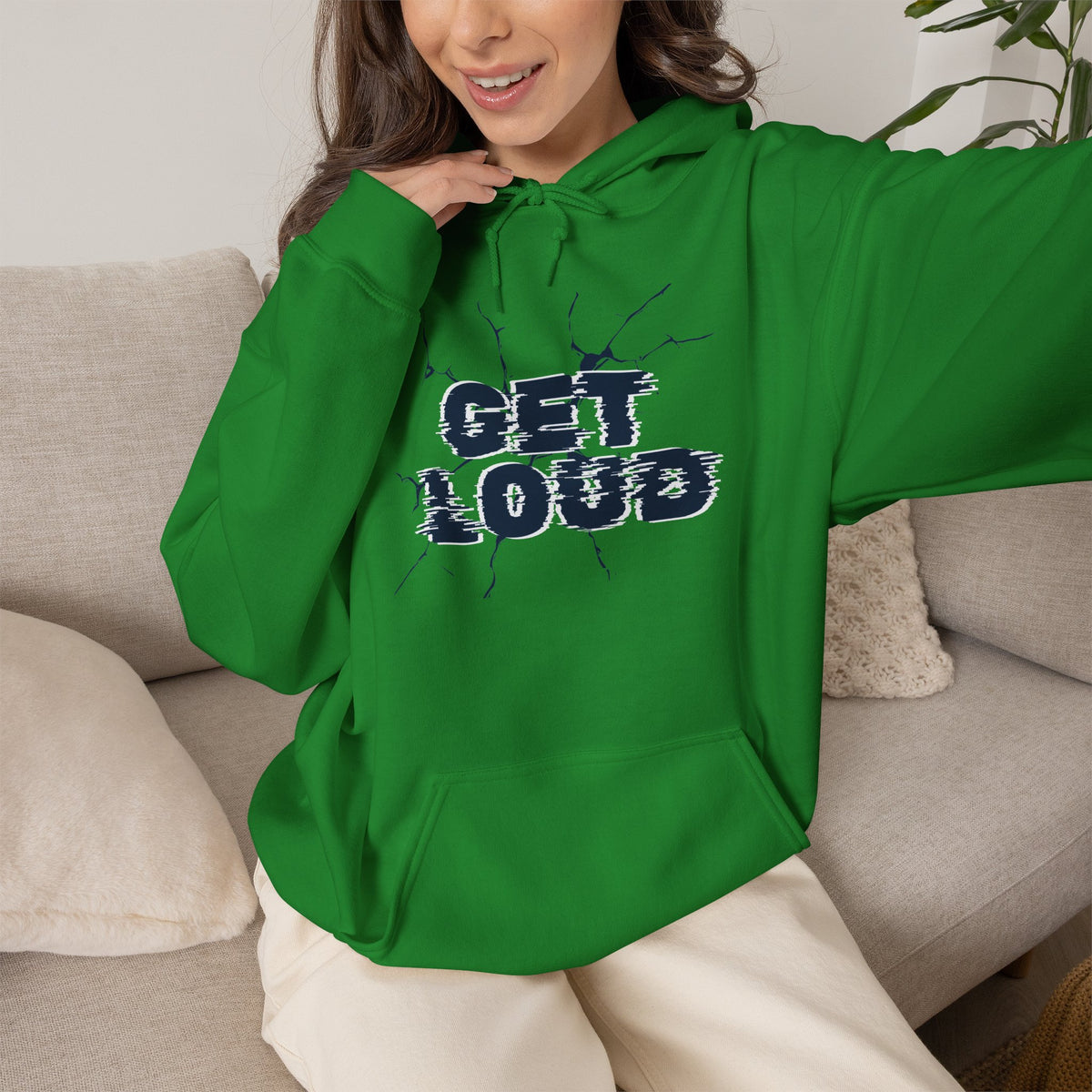 Get Loud Motivational Hoodie