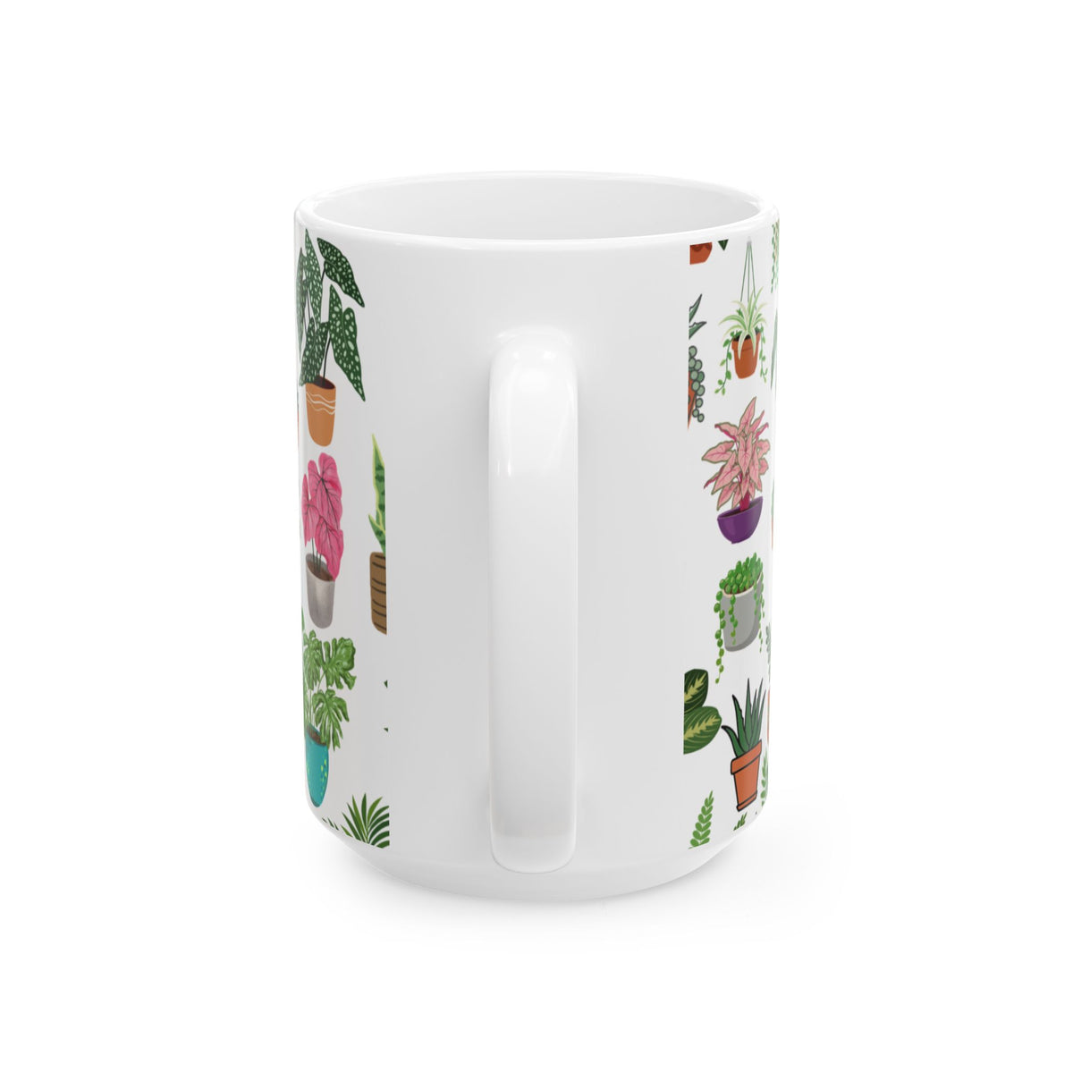 Colorful Houseplant Lover Ceramic Coffee Cup (11oz, 15oz)