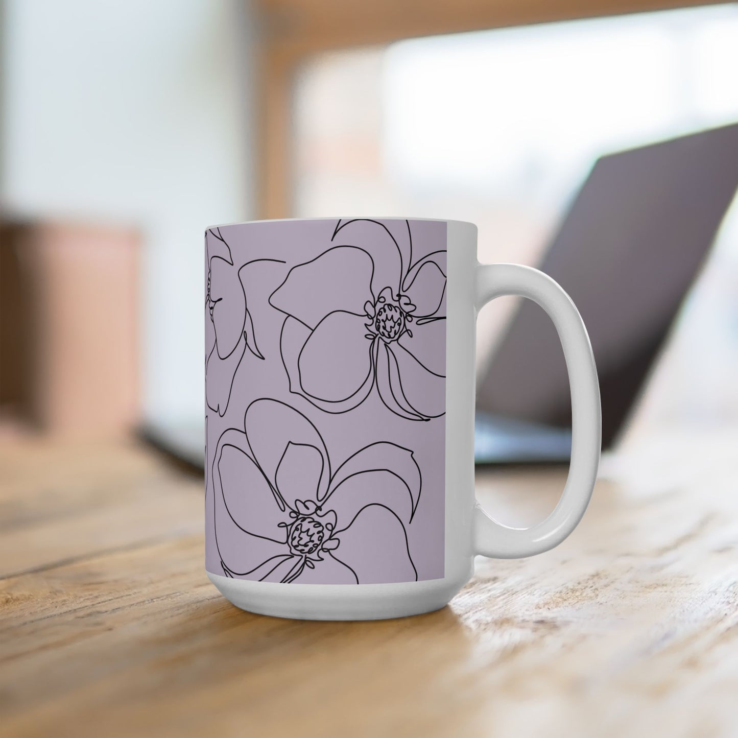 Floral "F" Off Ceramic Mug | Coffee and Tea Lover Gift | Tea Cup | Housewarming, Funny Mug, Busy Mom, Peri-menopause