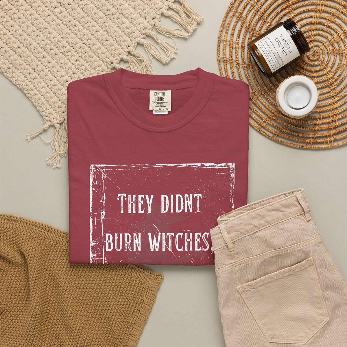 They Didn’t Burn Witches, They Burned Women T-Shirt