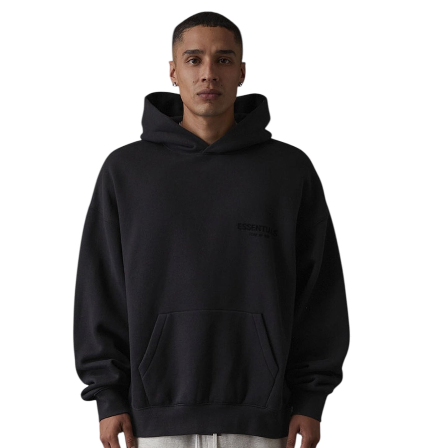 Essentials Fear of God- Authentic Essentials Brand Hoodie Stretch Limo SS22