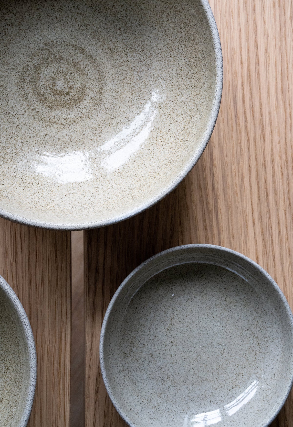 Stoneware Nesting Bowl Set "Concrete"