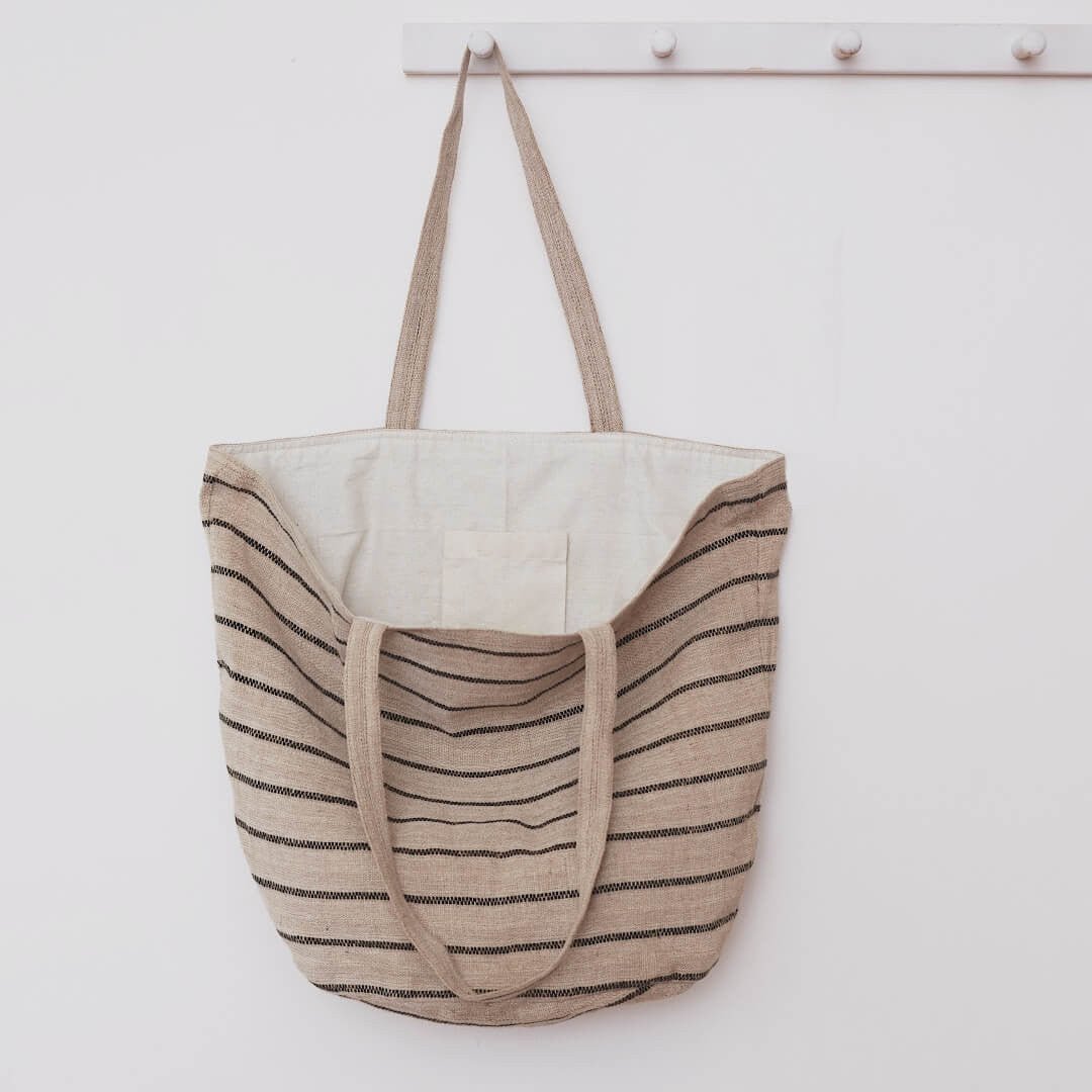 Chloe Striped Tote