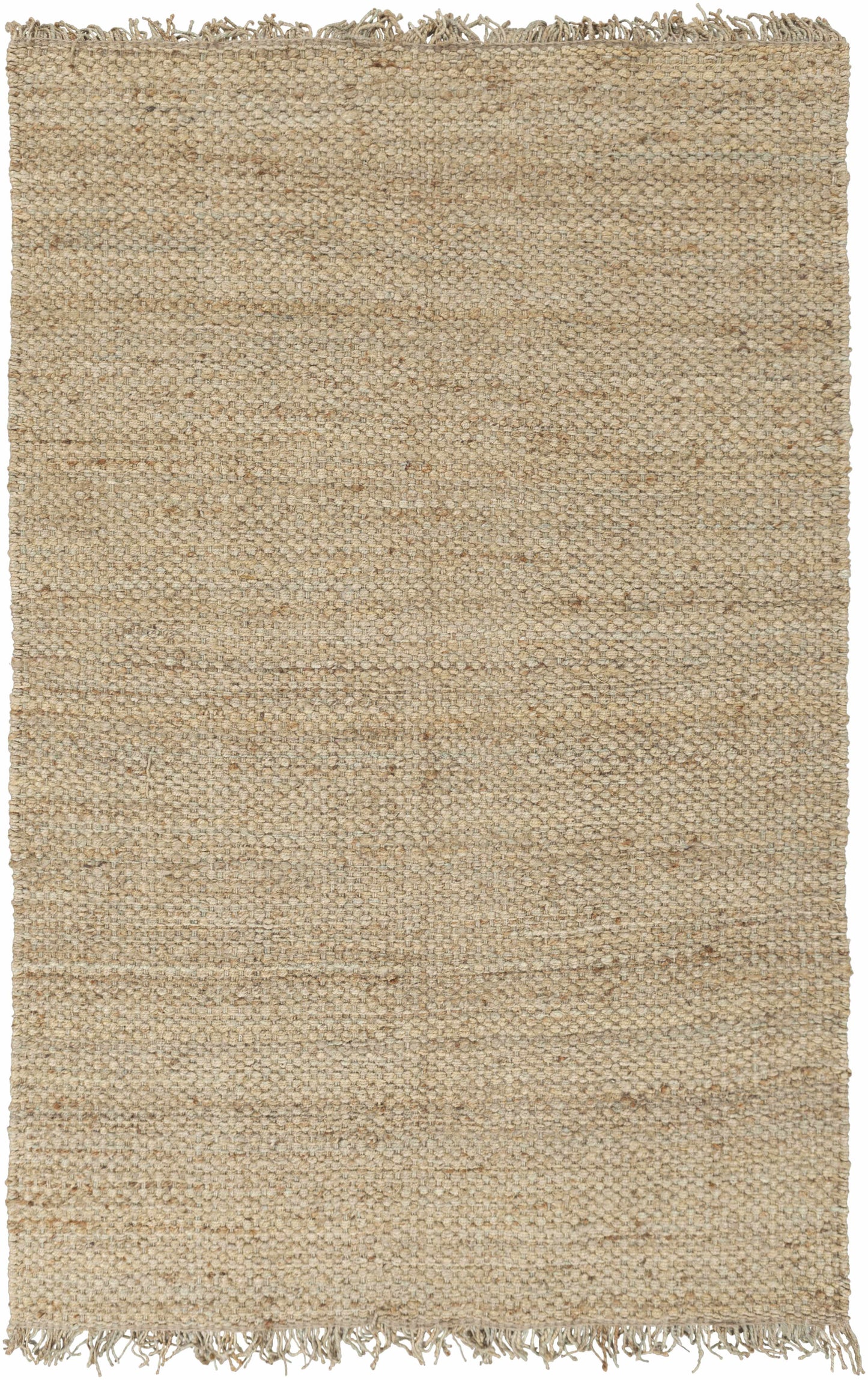 Hovland Hand Woven Natural Jute Rag Rug