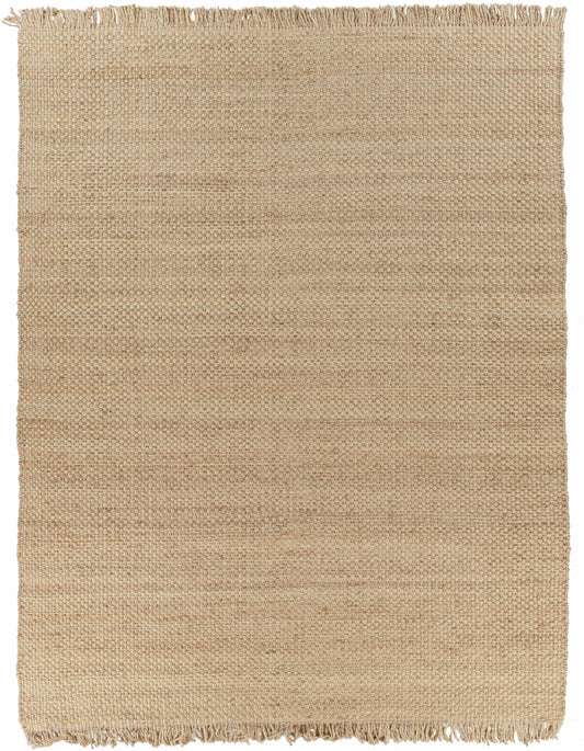Hovland Hand Woven Natural Jute Rag Rug